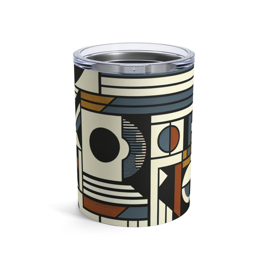 "Élégance urbaine : une exploration de l'art concret" - The Alien Tumbler 10oz Concrete Art