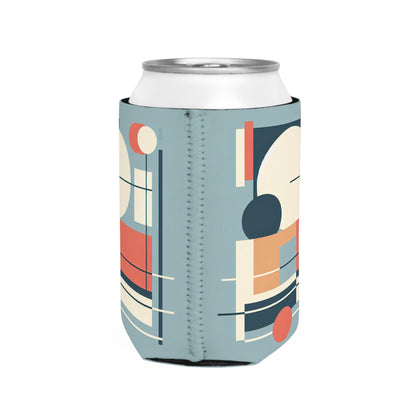 "Serenidad minimalista: tranquilos reflejos del atardecer" - The Alien Can Cooler Sleeve Minimalism