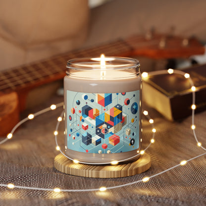 "Utopía colaborativa: un mural de esperanza y armonía" - The Alien Scented Soy Candle 9oz Relational Art