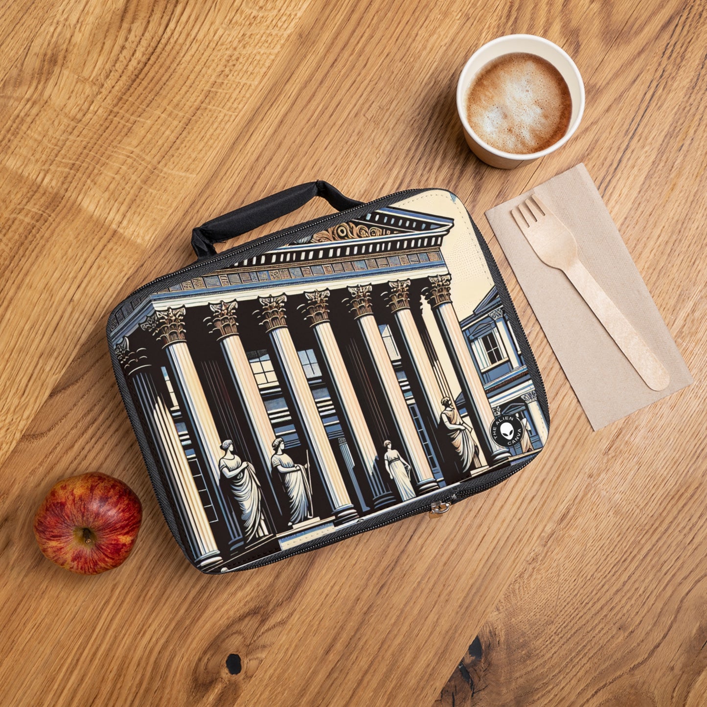 "Élégance urbaine néoclassique" - Le sac à lunch Alien Néoclassicisme