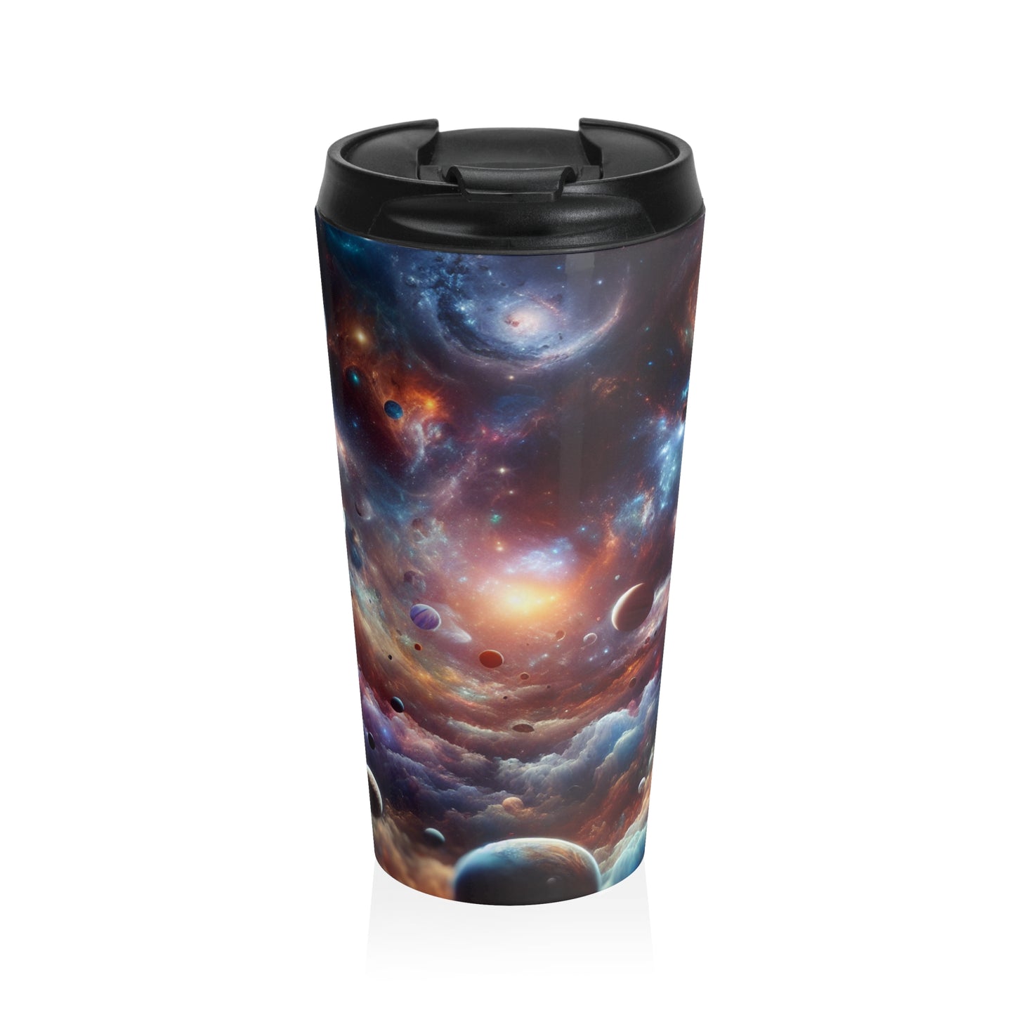 "Galactic Symphony" - The Alien Stainless Steel Travel Mug