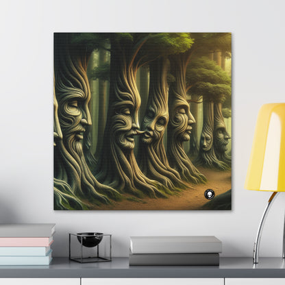 "Whispering Trees: Secrets of the Mystic Forest" - The Alien Canva