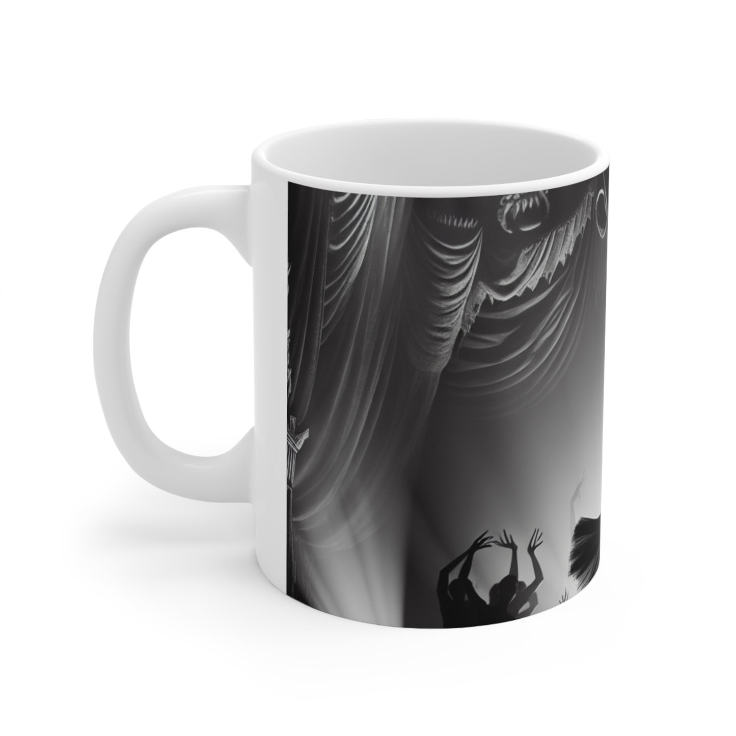 "Dance in the Spotlight". - The Alien Ceramic Mug 11oz