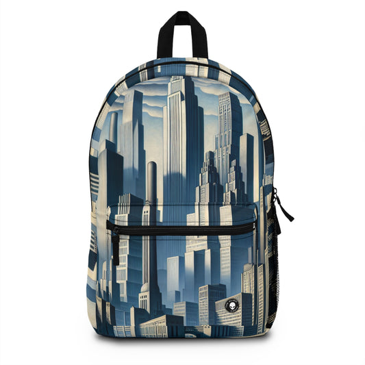 "Modern Metropolis: A Precisionism Perspective" - The Alien Backpack Precisionism