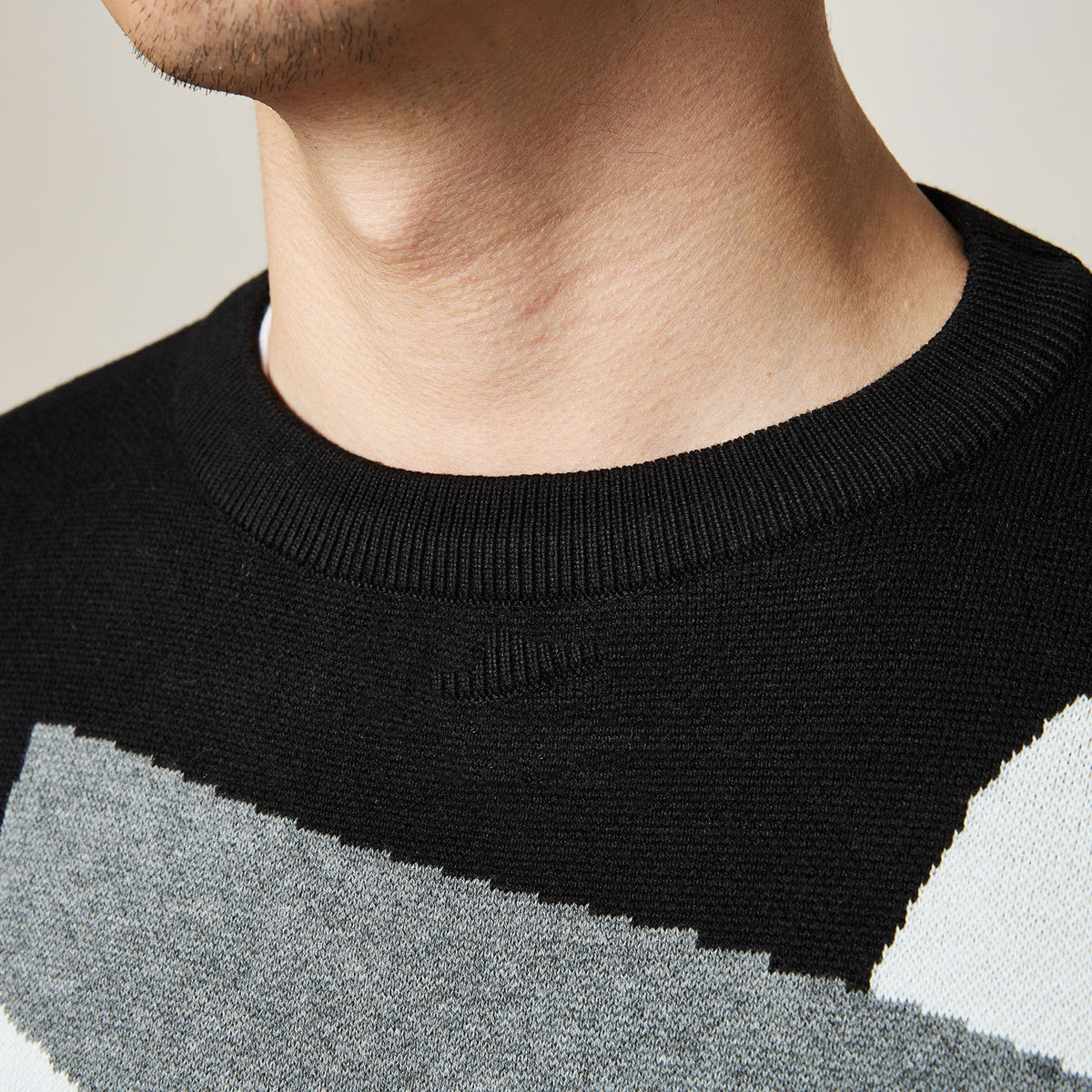 New Autumn And Winter Round Neck Pullover Jacquard Men's Sweater