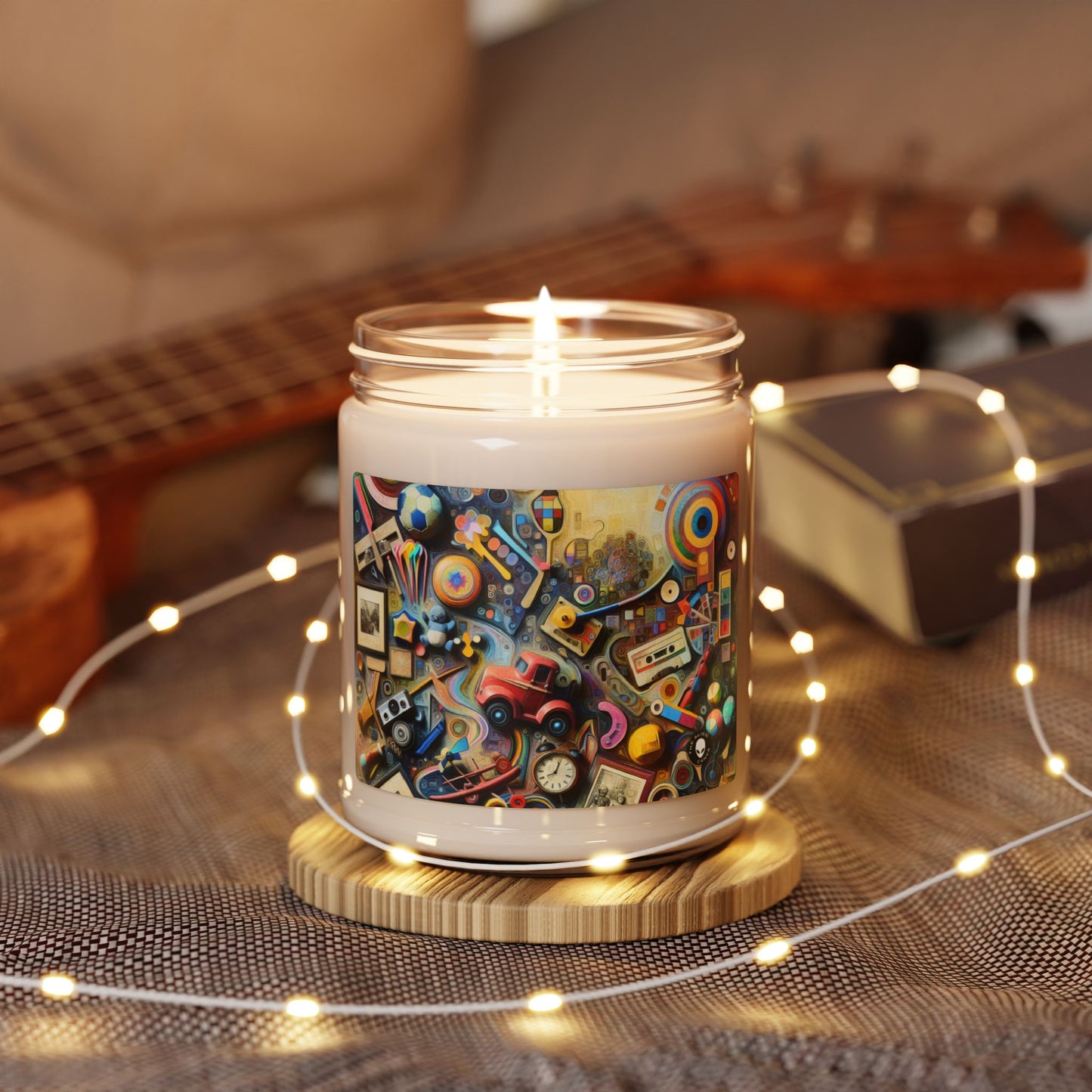 "Memory Lane: A Nostalgic Journey Through Time" - The Alien Scented Soy Candle 9oz