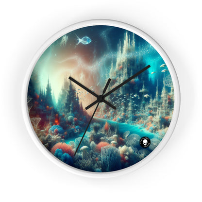 "Deep Sea Dreamscape" - The Alien Wall Clock