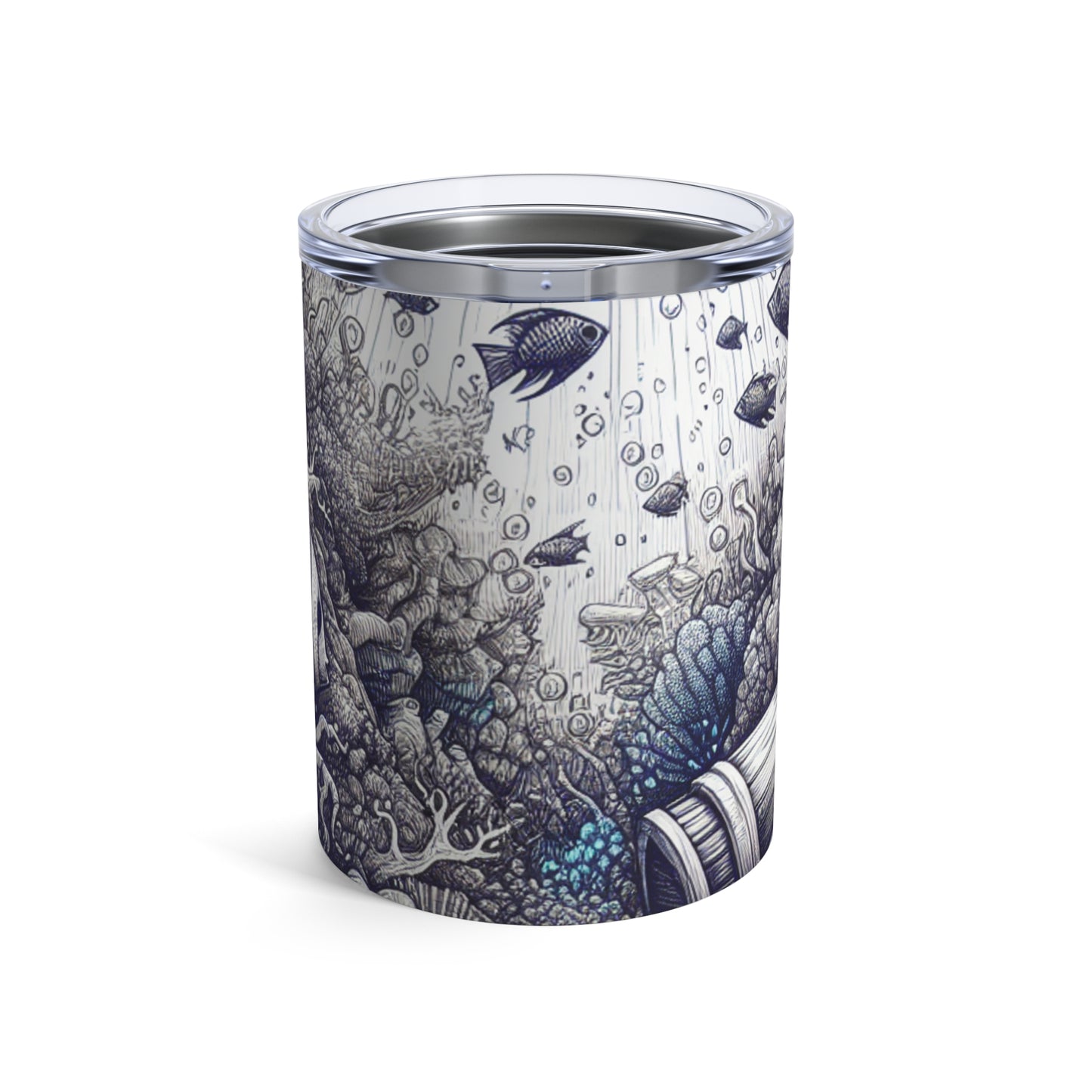 "Underwater Enchantment: The Hidden Treasure" - The Alien Tumbler 10oz