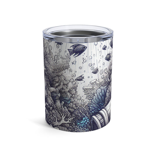 "Underwater Enchantment: The Hidden Treasure" - The Alien Tumbler 10oz