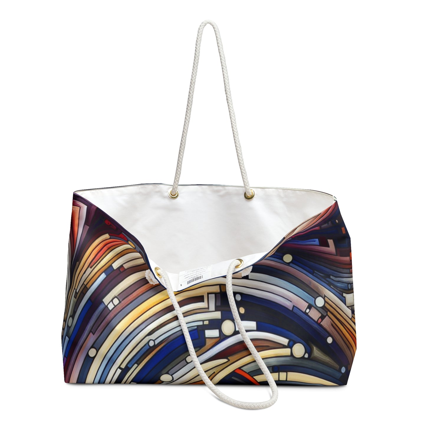 "Fluid Motion: A Kinetic Art Tribute to Oceanic Harmony" - The Alien Weekender Bag Kinetic Art