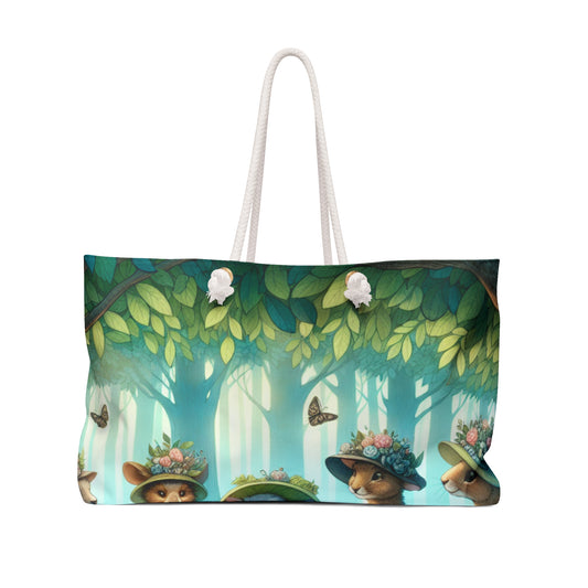 "Fancy Hats and Teacups: A Woodland Tea Party" - The Alien Weekender Bag