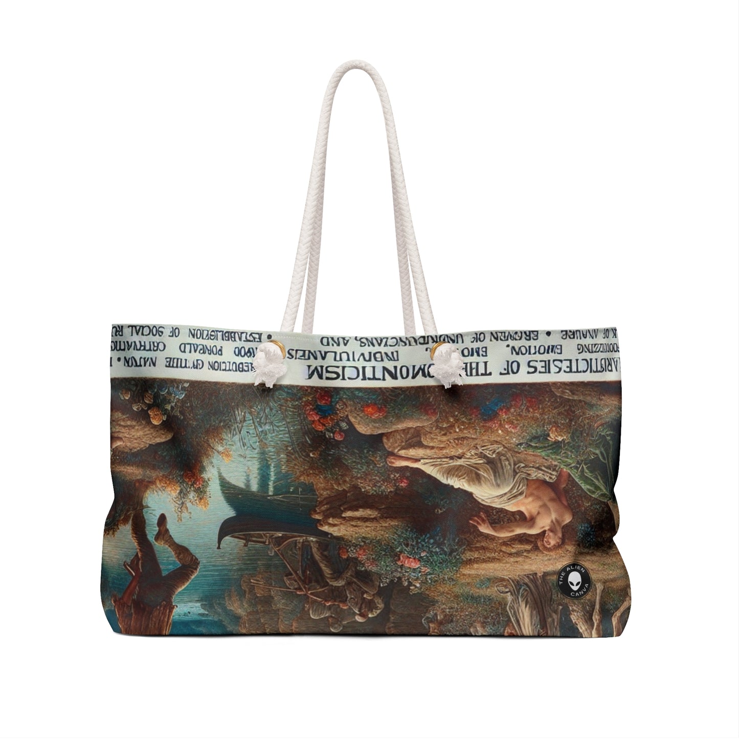 "Sunset Serenade: A Romantic Landscape" - The Alien Weekender Bag Romanticism