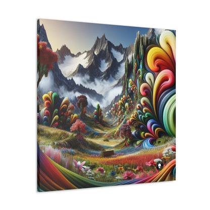 "Candy Mountains and Whimsical Valleys" - The Alien Canva