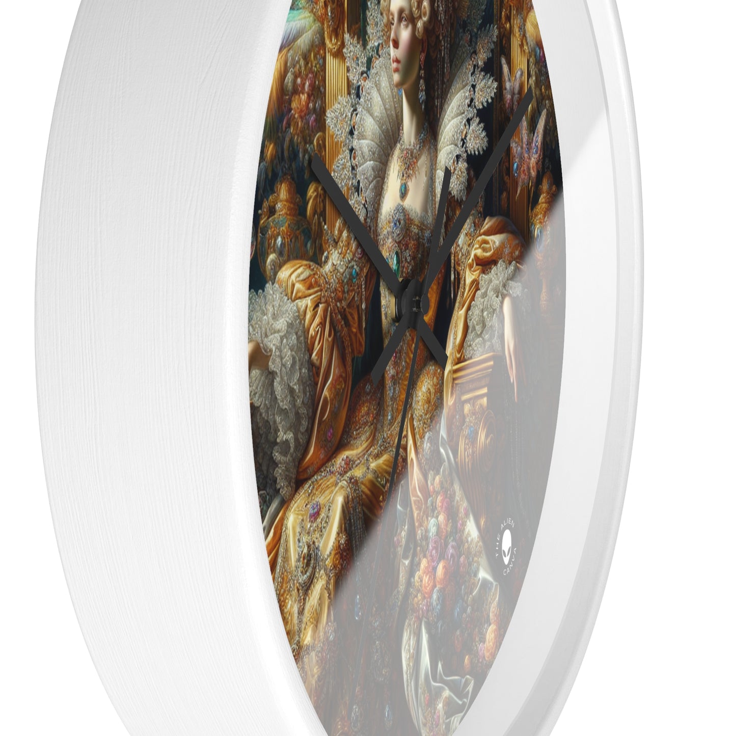 "The Splendor of a Renaissance Queen" - The Alien Wall Clock Rococo