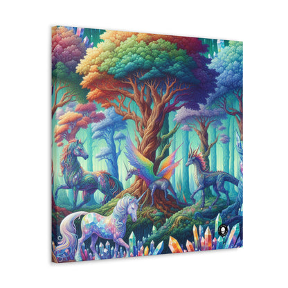 "Crystal Forest: Realm of Mythical Beings" - The Alien Canva