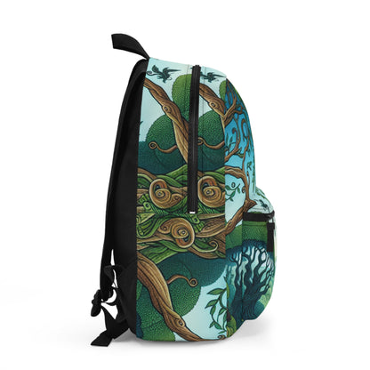 "Enchanted Woodland: Where Trees Dance and Creatures Roam" - The Alien Backpack