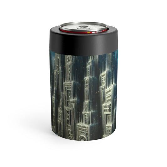 "Nighttime Cityscape Melt" - The Alien Can Holder