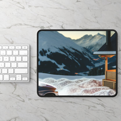"Winter Hideaway" - The Alien Gaming Mouse Pad Photorealism Style