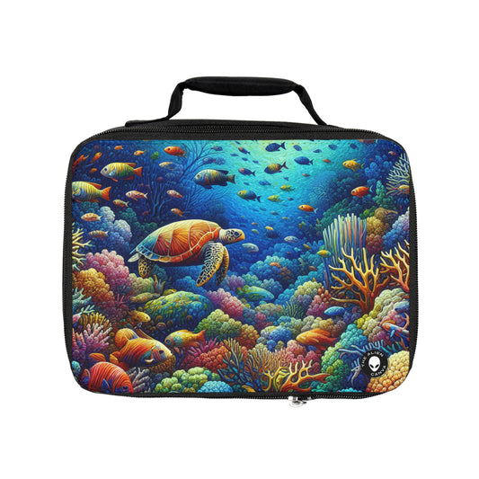 "Marine Paradise: Colorful Coral Reef Wildlife"- The Alien Lunch Bag