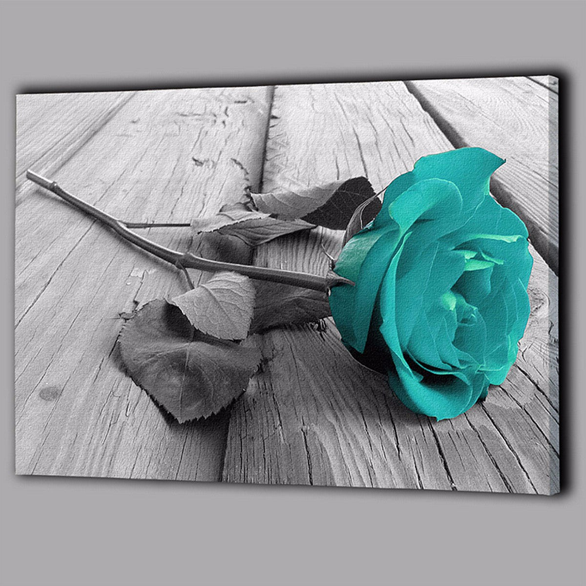 Home Office Blue Rose Canvas Painting