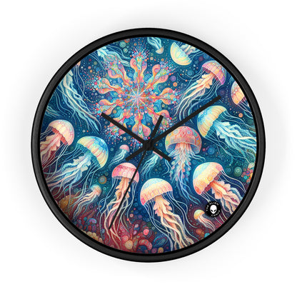 "Luminous Dance of the Deep" - The Alien Wall Clock