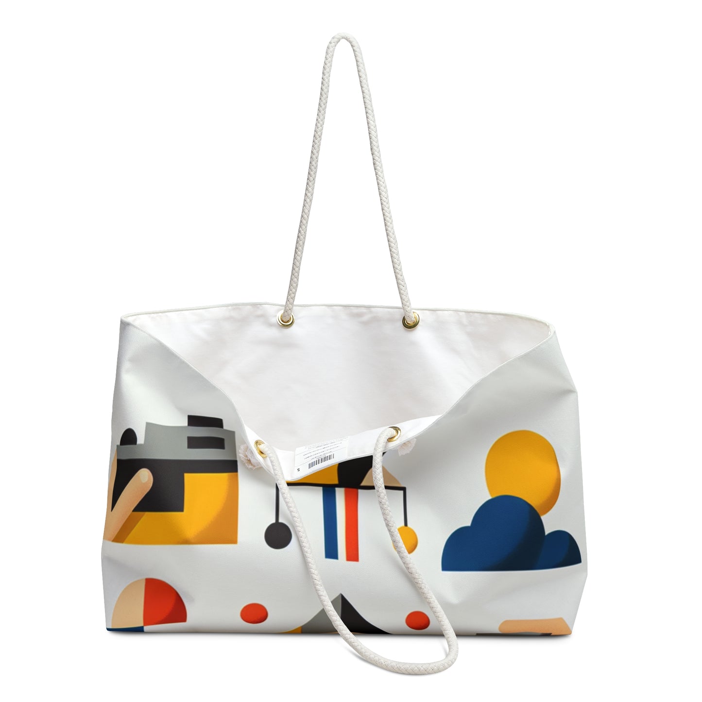 "Geometría tranquila: arte paisajístico minimalista" - The Alien Weekender Bag Minimalist Art