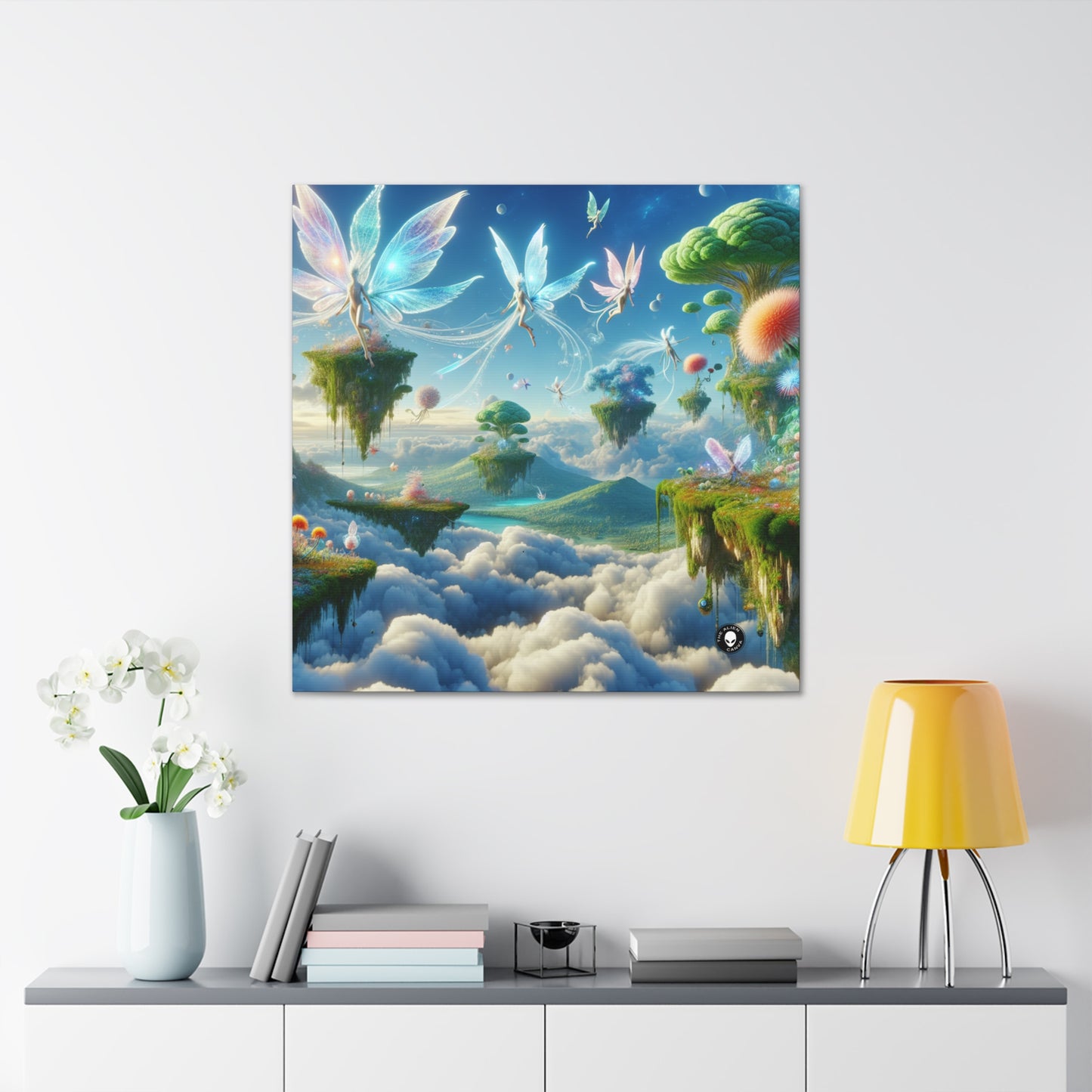 "Enchanted Sky Realms" - The Alien Canva