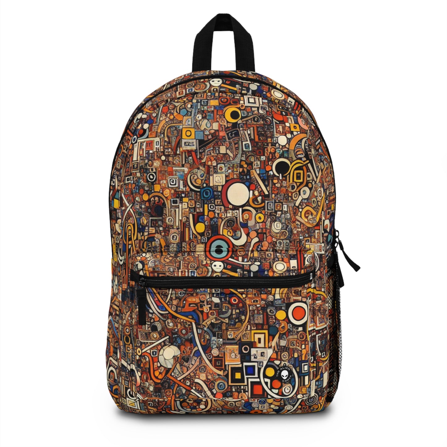 "Dadaist Delirium: A Chaotic Collage Adventure" - The Alien Backpack Dadaism