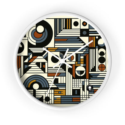 "Urban Elegance: A Concrete Art Exploration" - The Alien Wall Clock Concrete Art