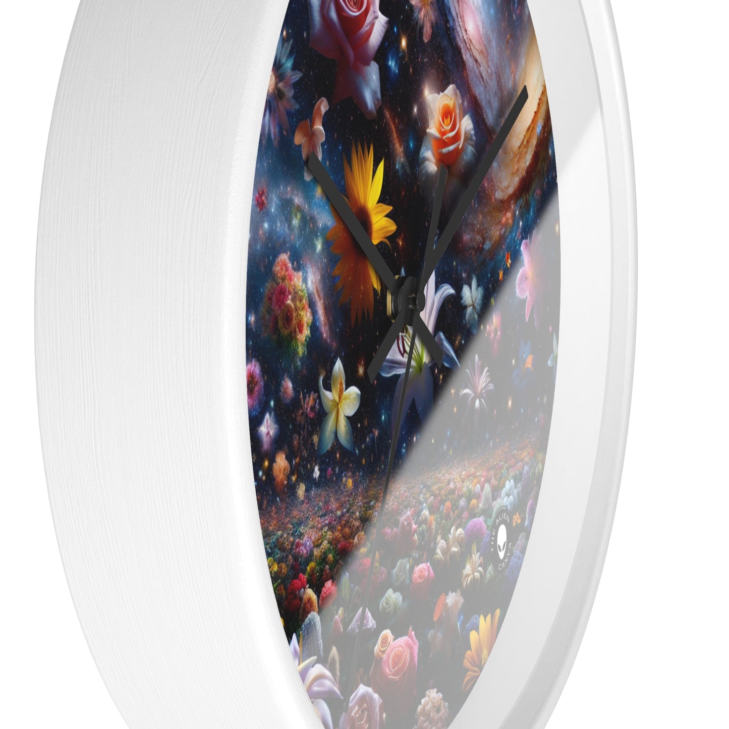 "Floral Constellations" - The Alien Wall Clock