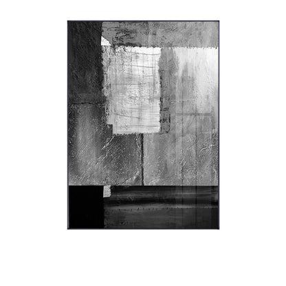 Póster Imagen moderna del arte de pared gris abstracto escandinavo