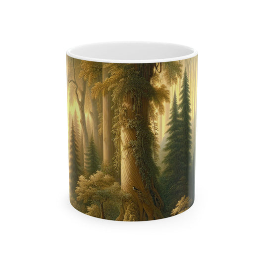 "Tranquil Forest Glen" - The Alien Ceramic Mug 11oz