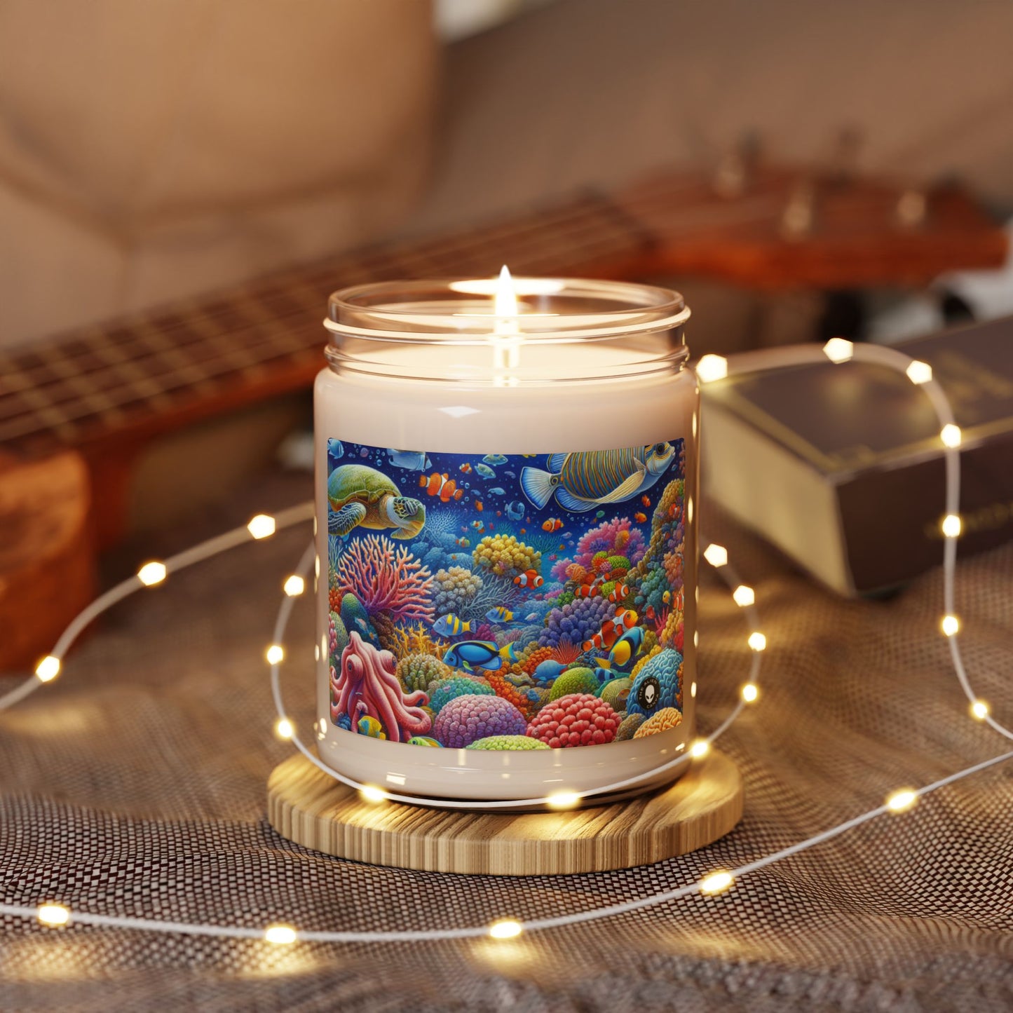 "Tropical Paradise: Underwater Wonderland" - The Alien Scented Soy Candle 9oz