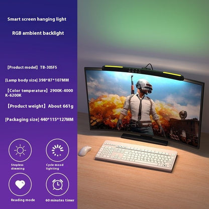 Pantalla Colgante Luz Monitor de Computadora Luz Colgante Protección para los Ojos