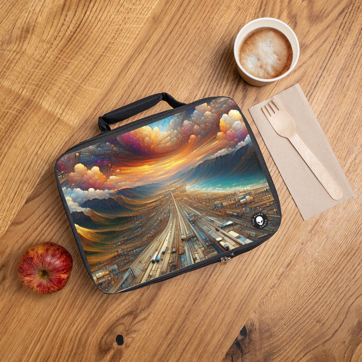 "Enchanted Realm: A Magical Fairy Kingdom"- The Alien Lunch Bag Digital Painting