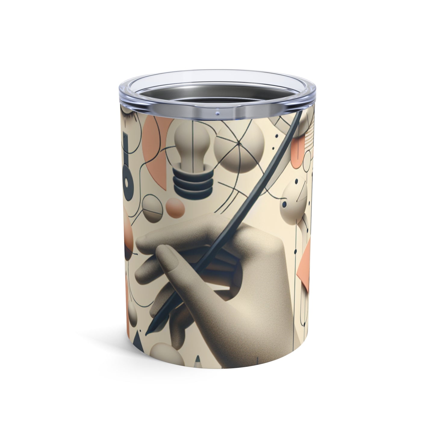 "Tech-Nature Fusion: An Artistic Exploration" - The Alien Tumbler 10oz Conceptual Art