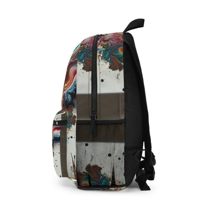 "Un paraíso de pintura vertida: arte de vertido de acrílico" - The Alien Backpack Estilo de vertido de acrílico