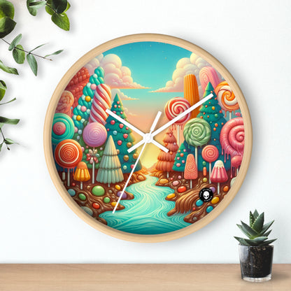 "Sugar Rush Forest" - L'horloge murale extraterrestre