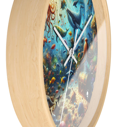 "Underwater Wonderland" - The Alien Wall Clock