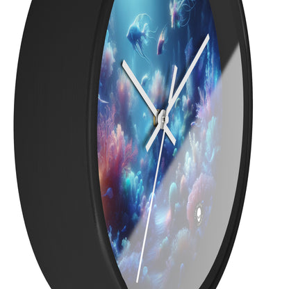 "Coral Fantasia: A Dreamy Underwater Delight" - The Alien Wall Clock