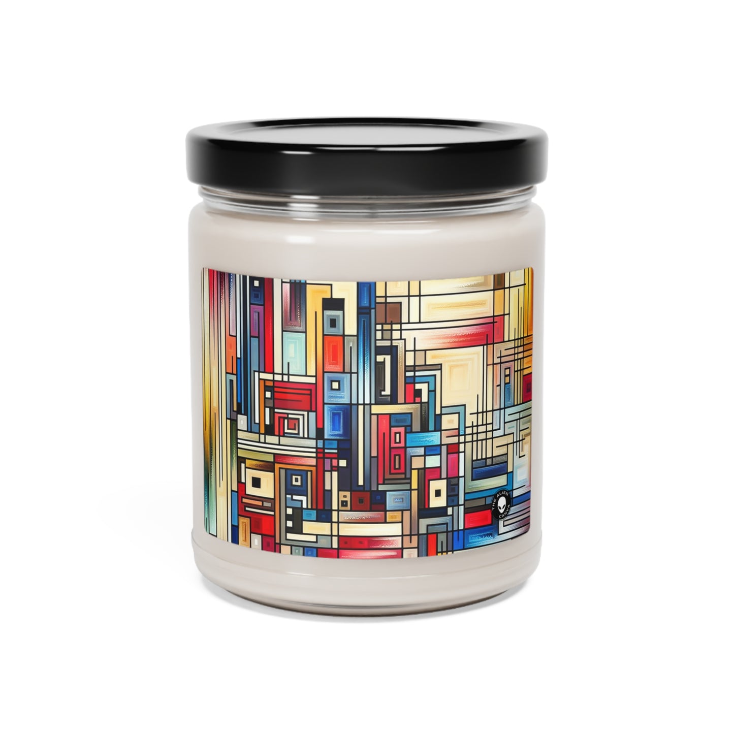 "Urban Symmetry: A Precisionist Perspective" - The Alien Scented Soy Candle 9oz Precisionism