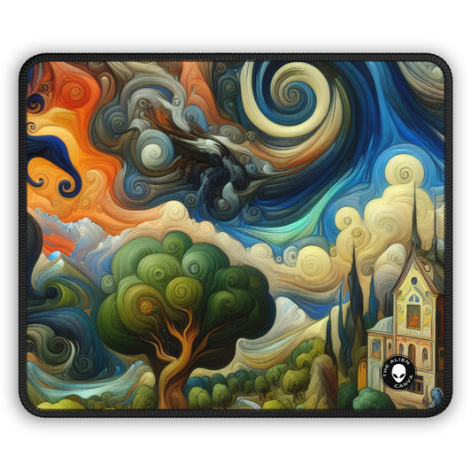 "Fusion of Aesthetics: Exploring Artistic Styles in Harmony" - The Alien Gaming Mouse Pad Stules