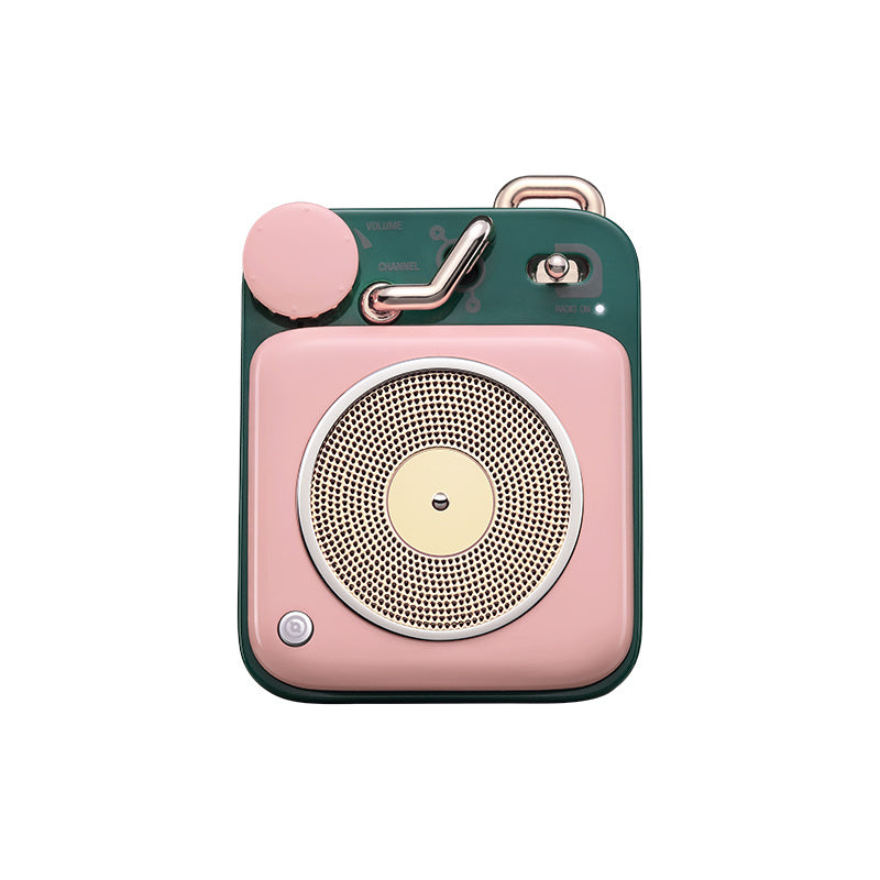 MUZEN Button Mini Bluetooth Speaker Cute Creative Birthday Present Retro Gift Small Metal Art Wireless Audio MW-P1I