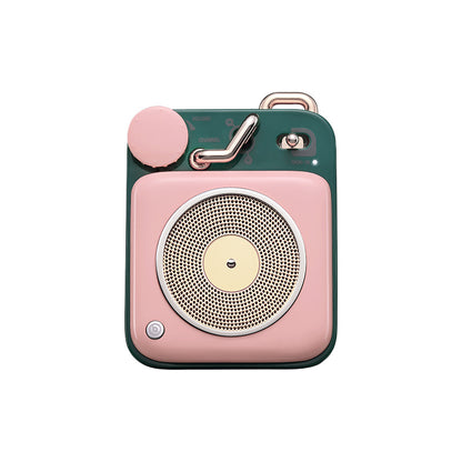 MUZEN Button Mini Bluetooth Speaker Cute Creative Birthday Present Retro Gift Small Metal Art Wireless Audio MW-P1I