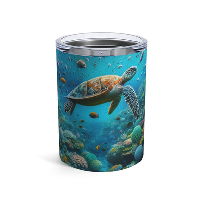 "Bajo la superficie: un país de las maravillas submarino" - Vaso Alien de 10 oz