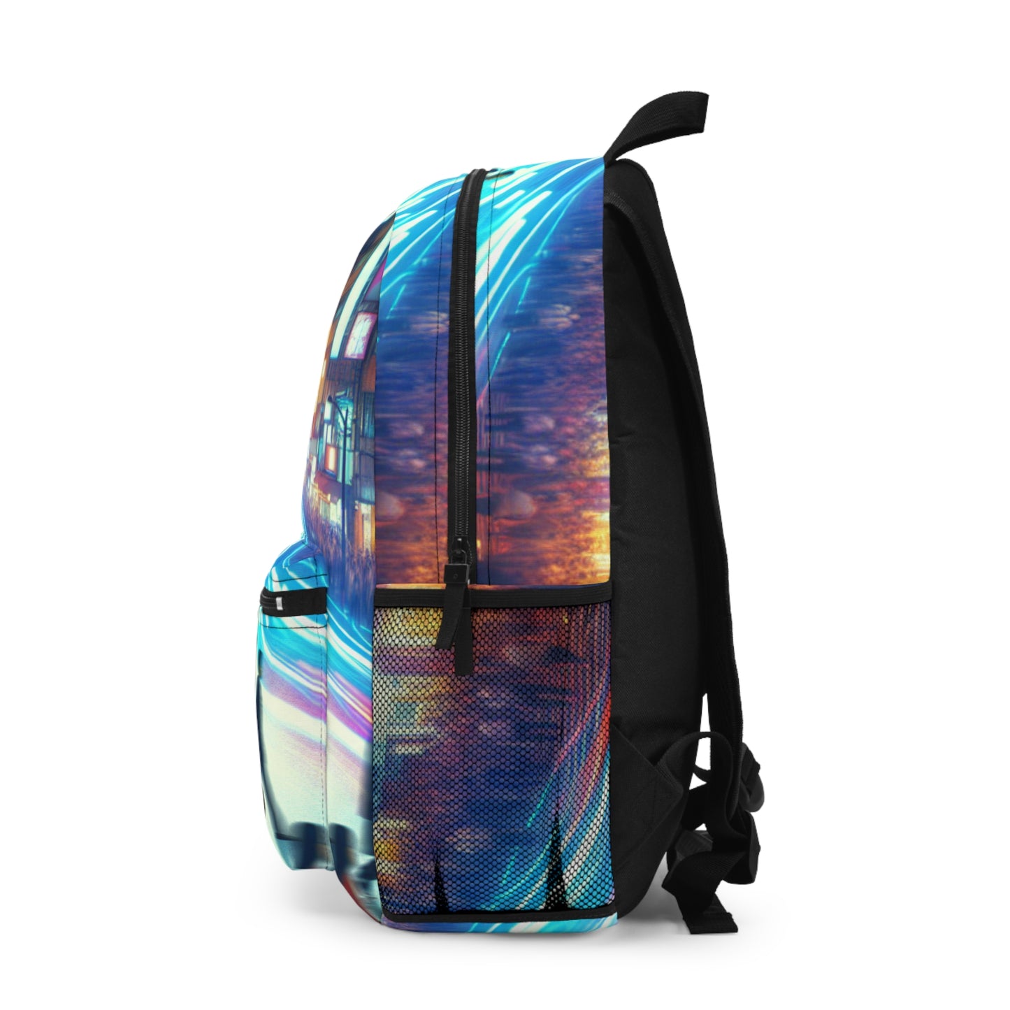 "Neon Night Street" - The Alien Backpack