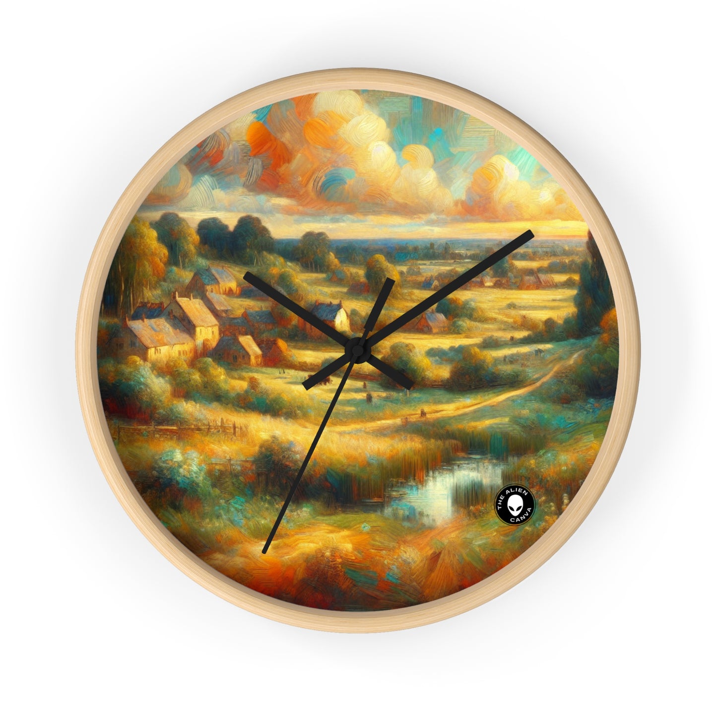 "Fairy Forest Twilight" - The Alien Wall Clock Neoromanticism