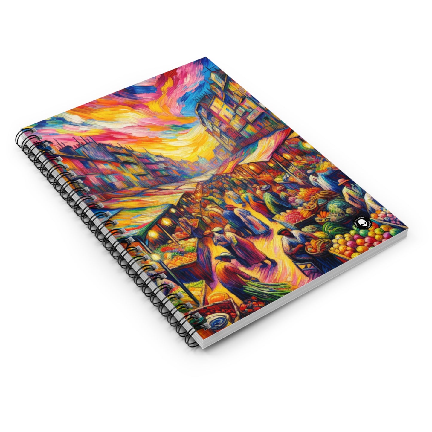 "Jungle Fauvism" - Le carnet à spirale extraterrestre (ligne réglée) Fauvisme