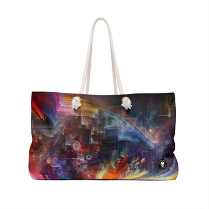 "Chromatic Sundown: Time-Lapse Sky Art" - The Alien Weekender Bag Video Art