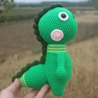 Wool little dinosaur handmade DIY material package